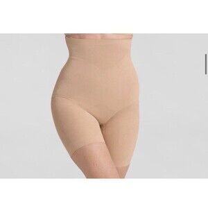 HoneyLove Small SuperPower Short All Over Sand Targeted Shape Wear